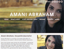 Tablet Screenshot of amaniabraham.com